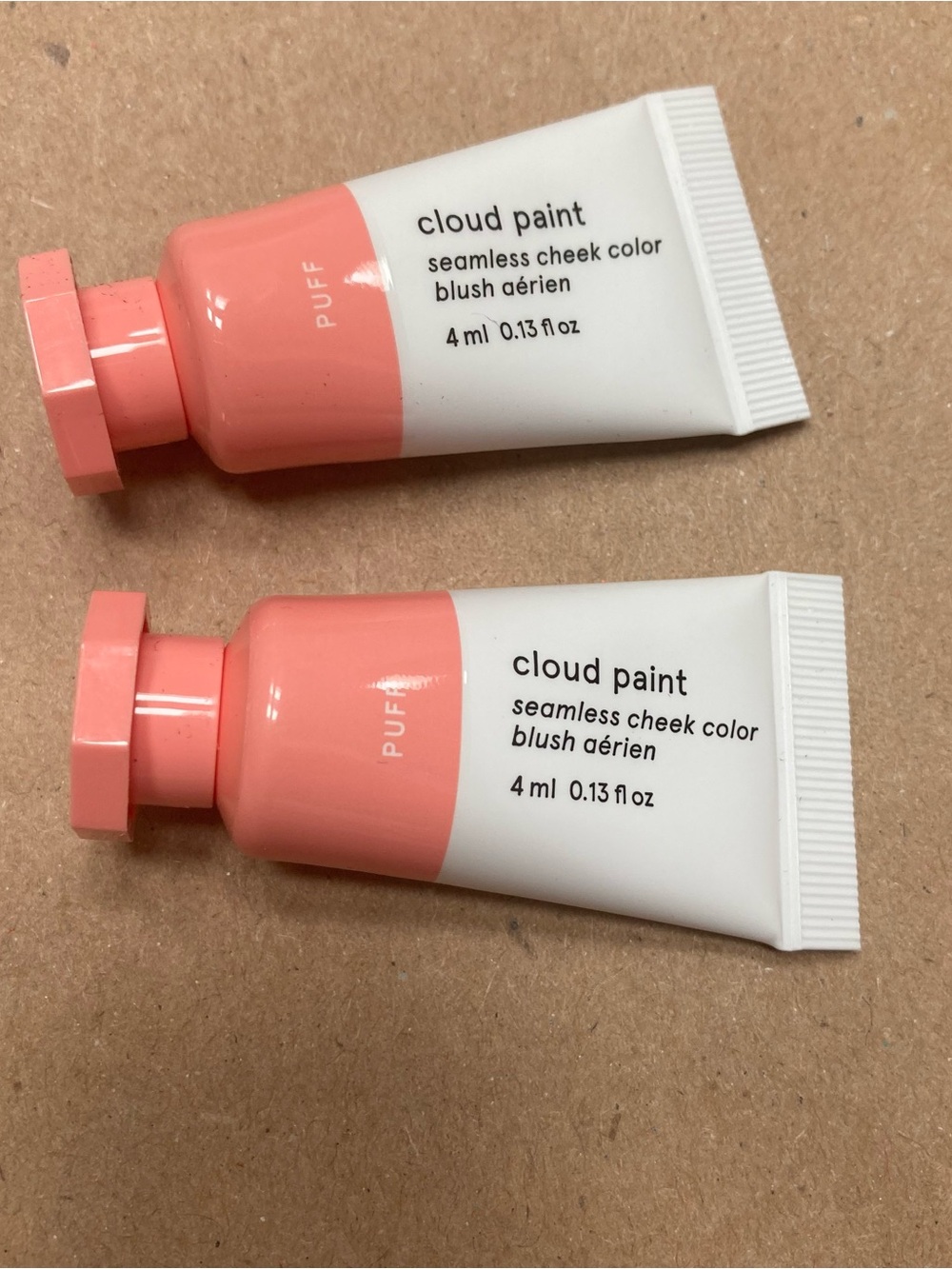 2 x glossier cloud paint 4ml